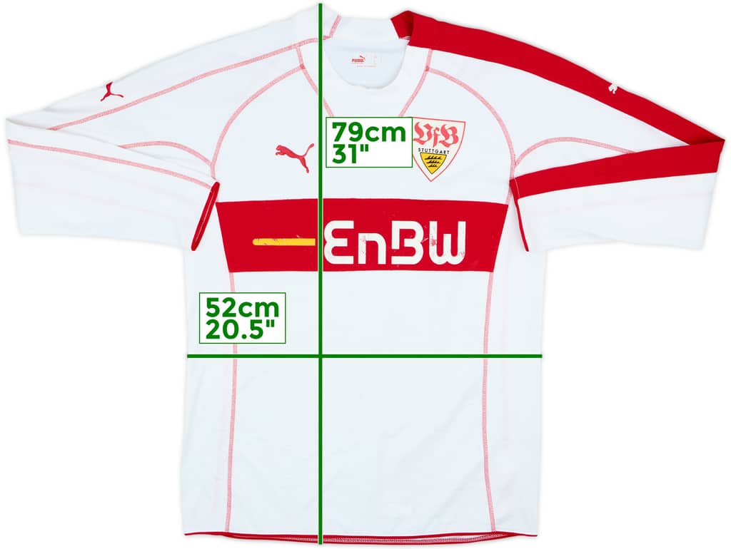 2005-06 Stuttgart Home L/S Shirt - 5/10 - (L)