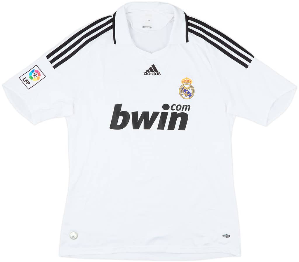 2008-09 Real Madrid Home Shirt - 8/10 - (L)