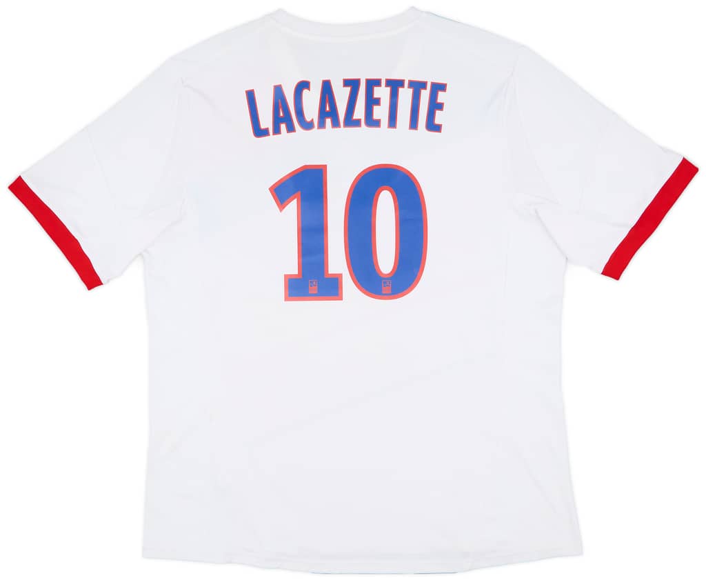 2012-13 Lyon Home Shirt Lacazette #10 - 6/10 - (XXL)