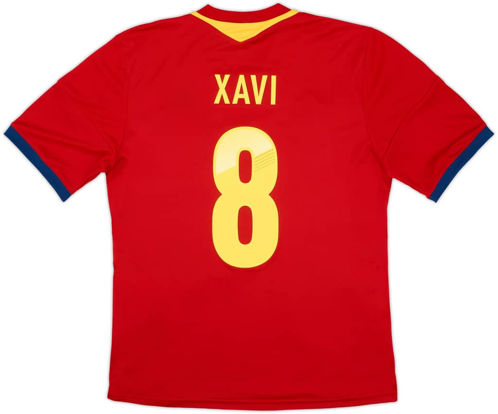 2013 Spain Confederation Cup Home Shirt Xavi #8
