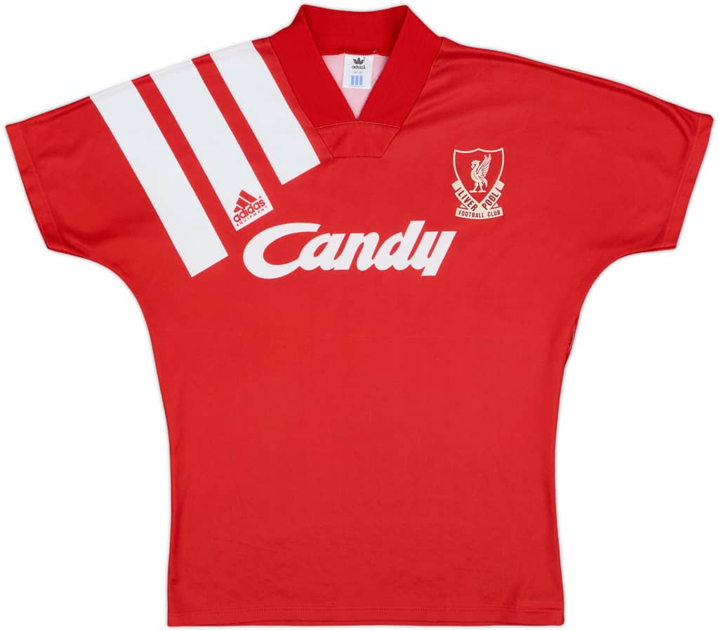 1991-92 Liverpool Home Shirt - 8/10 - (S)