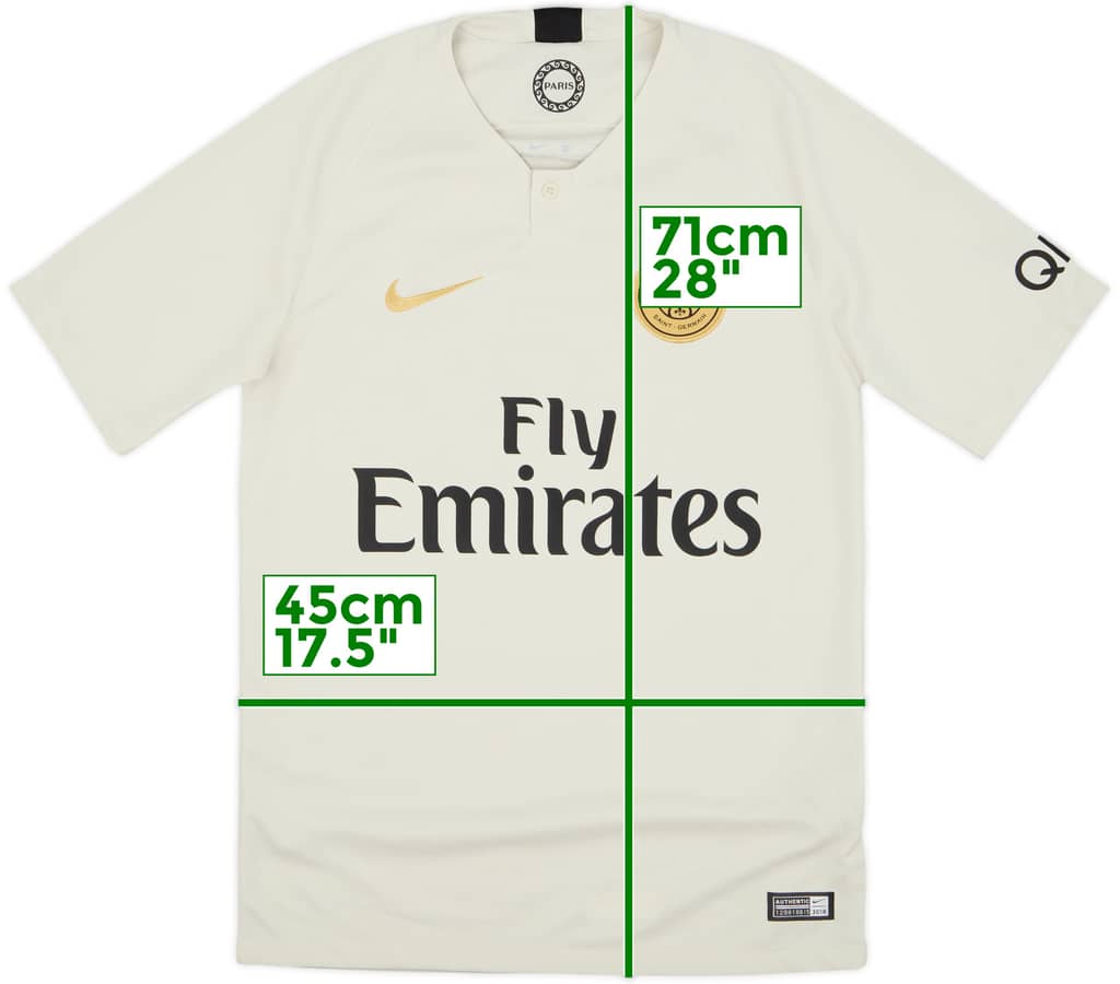 2018-19 Paris Saint-Germain Away Shirt - 10/10 - (S)