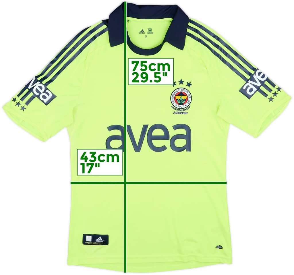Camiseta de la tercera equipación del Fenerbahce 2008-09 - 8/10 - (S)