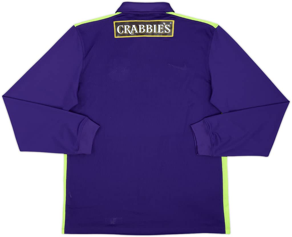 2015-16 Hibernian Away L/S Shirt - 8/10 - (M)
