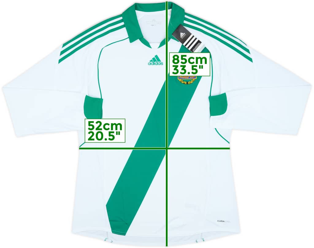 2010-11 Rapid Vienna Home L/S Shirt (L)