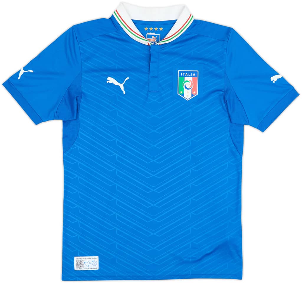 2012-13 Italy Home Shirt - 8/10 - (S)