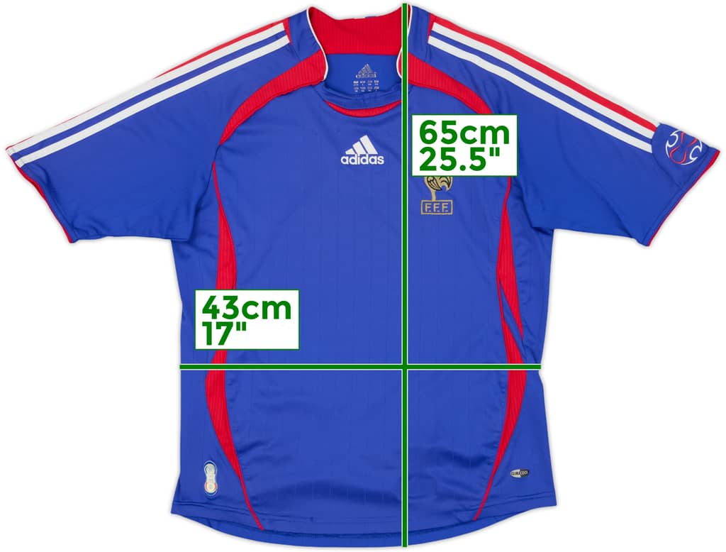 2006-07 France Home Shirt - 8/10 - (L.Boys)