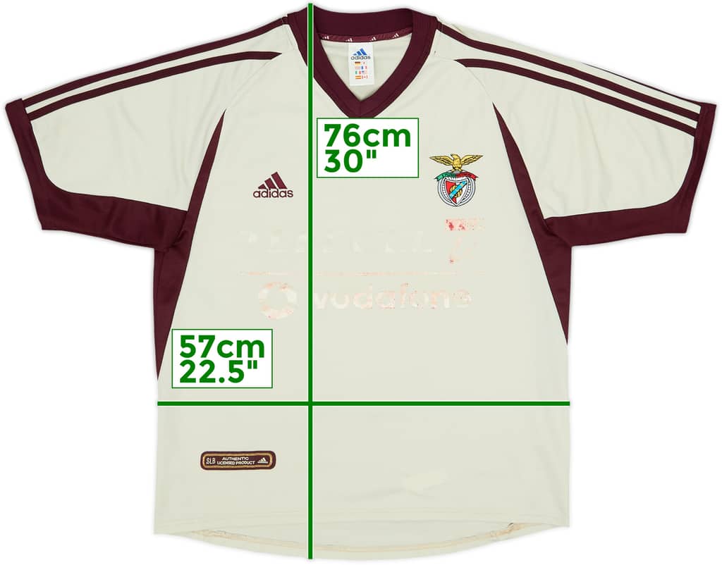 2001-02 Benfica Away Shirt - 4/10 - (M)