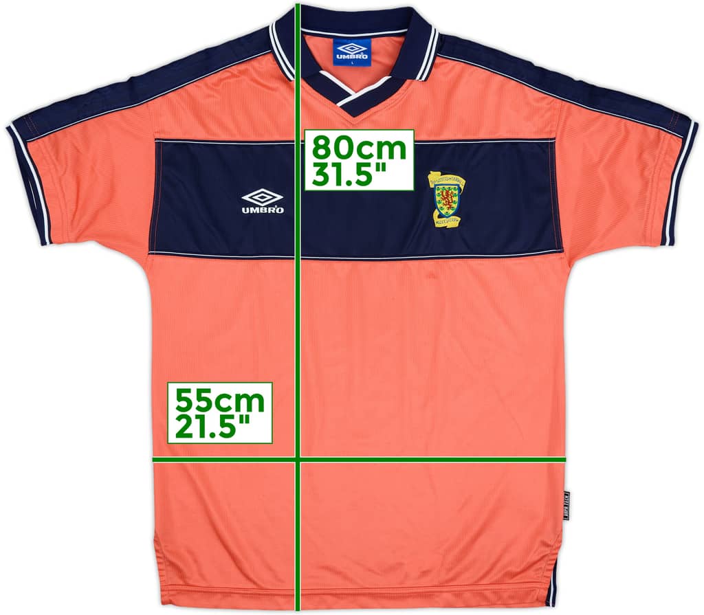 1999-00 Scotland Away Shirt - 8/10 - (L)