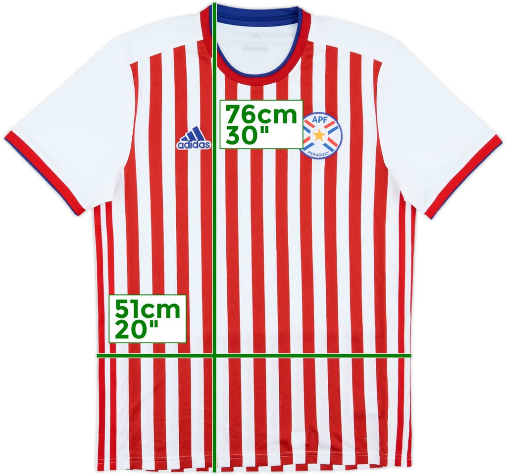 2018 Paraguay Home Shirt - 9/10 - (M)