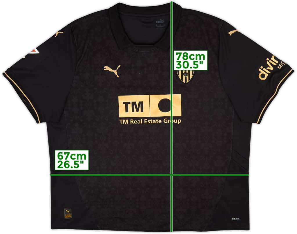 2024-25 Valencia Away Shirt - 9/10 - (3XL)