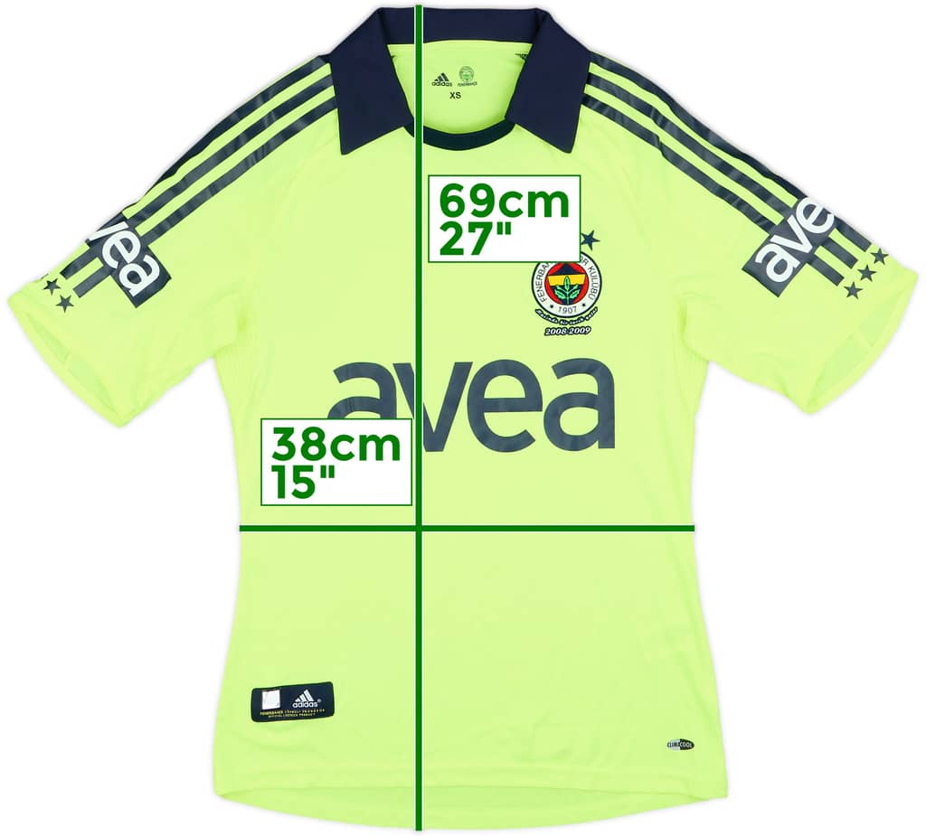 2008-09 Fenerbahce Third Shirt - 8/10 - (XS)