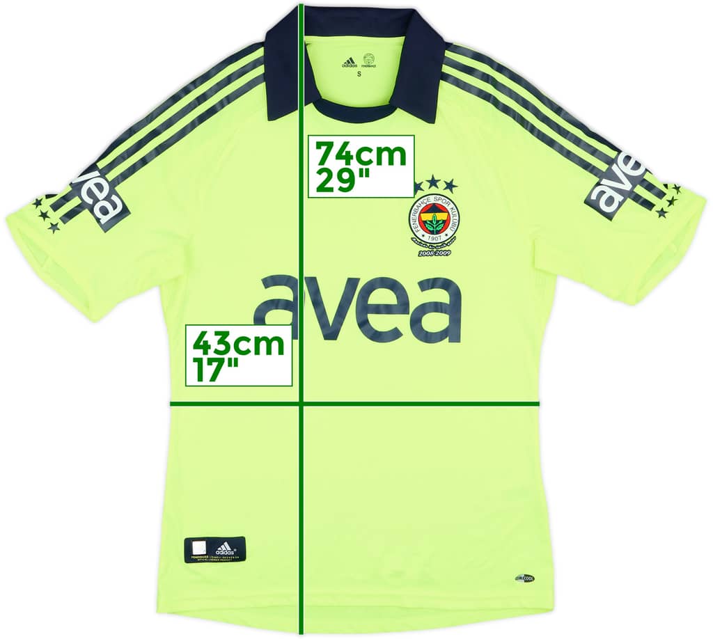 Camiseta de la tercera equipación del Fenerbahce 2008-09 - 8/10 - (S)