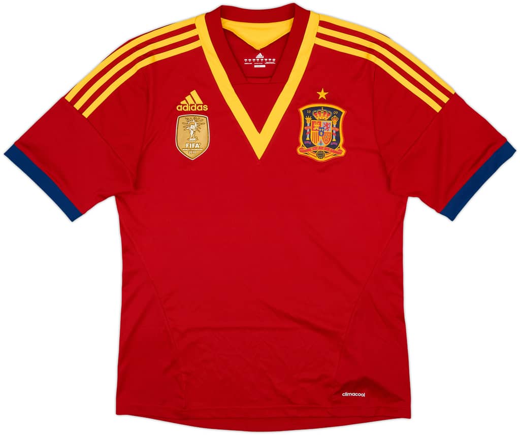 2013 Spain Confederation Cup Home Shirt - 10/10 - (M)