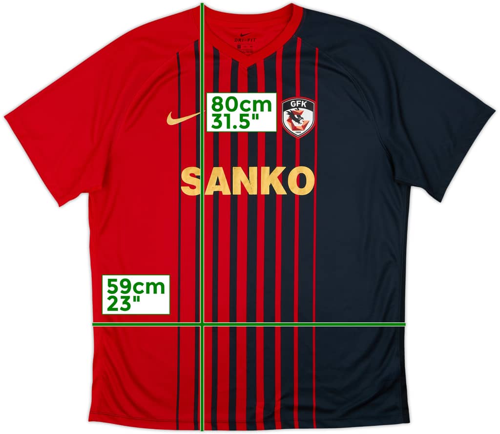 2018-19 Gaziantep FK Home Shirt - 7/10 - (XXL)
