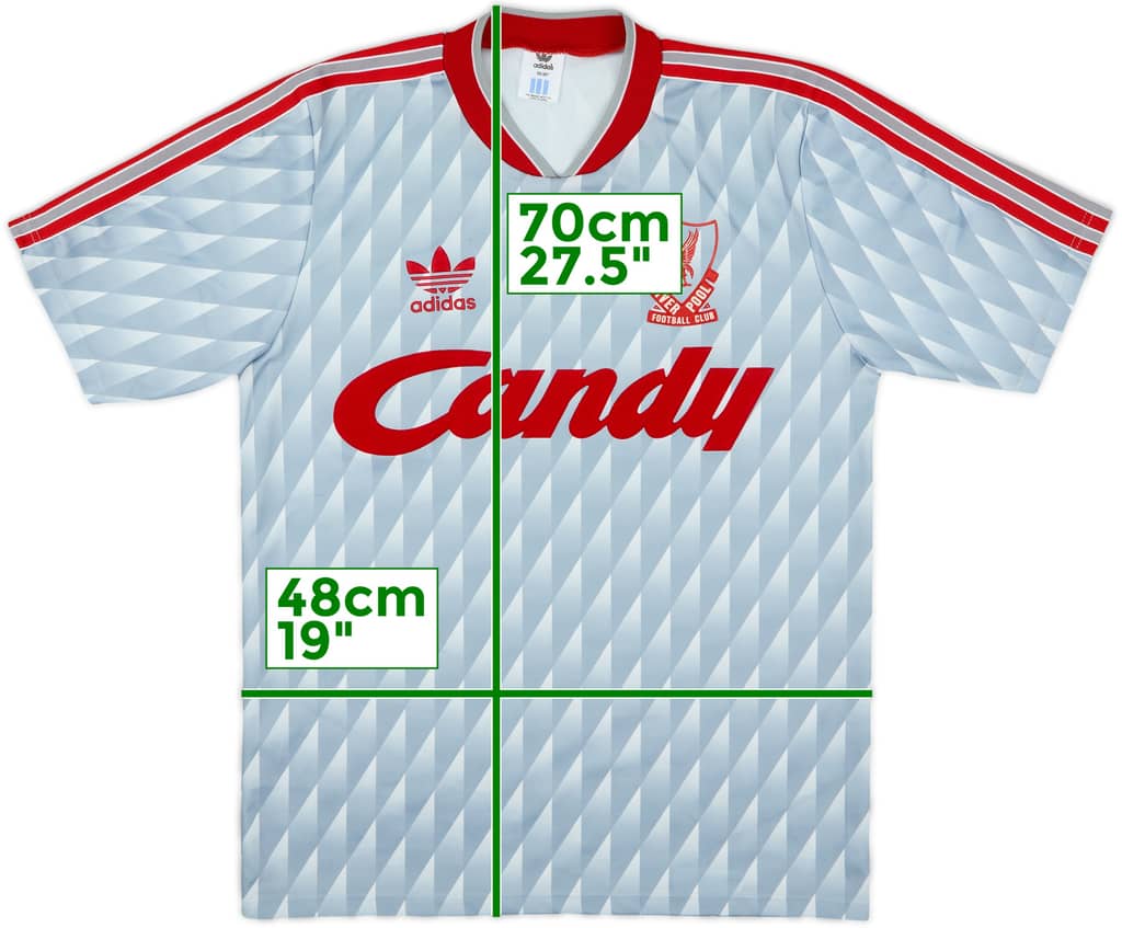 1989-91 Liverpool Away Shirt - 9/10 - (S)