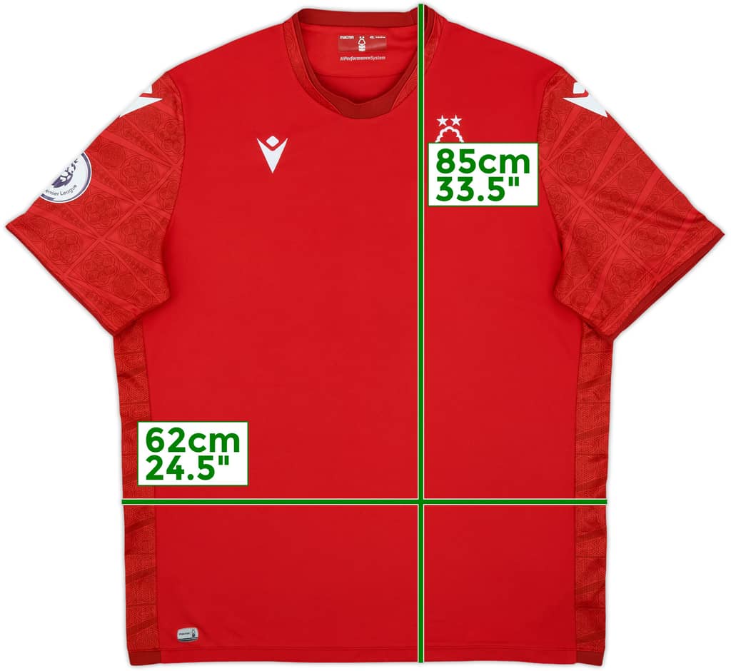 2022-23 Nottingham Forest Home Shirt - 10/10 - (4XL)
