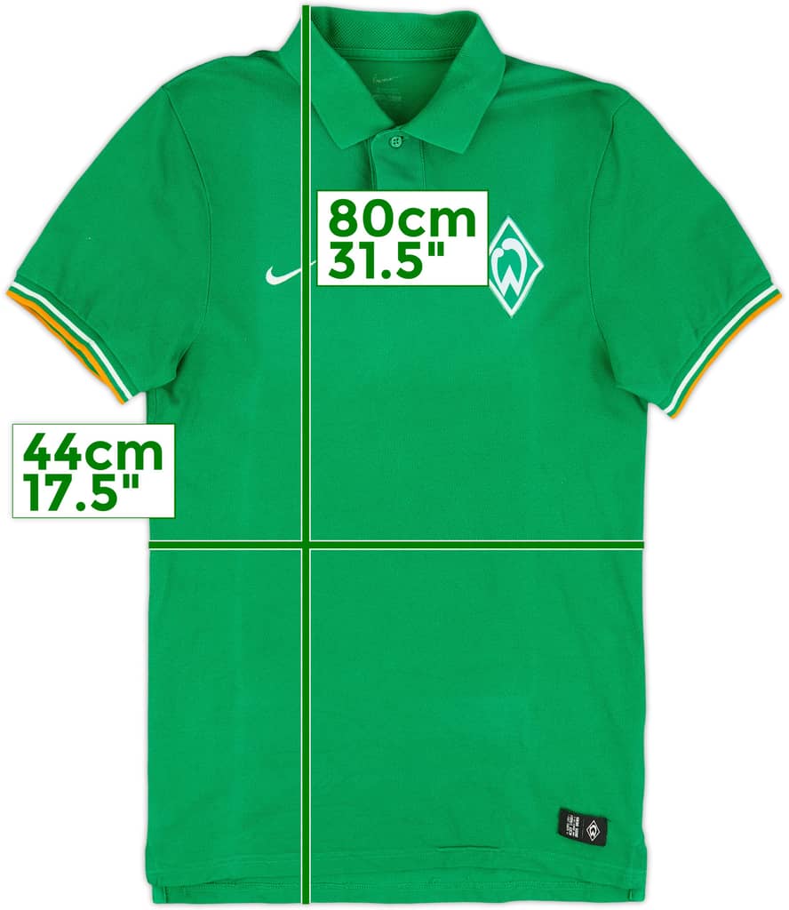 2009-10 Werder Bremen Nike Polo Shirt - 8/10 - (S)