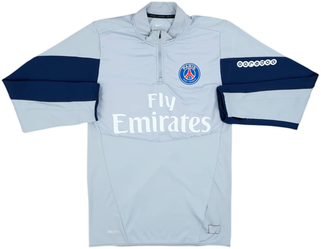 2013-14 Paris Saint-Germain Nike 1/4 Zip Training Top - 4/10 - (S)