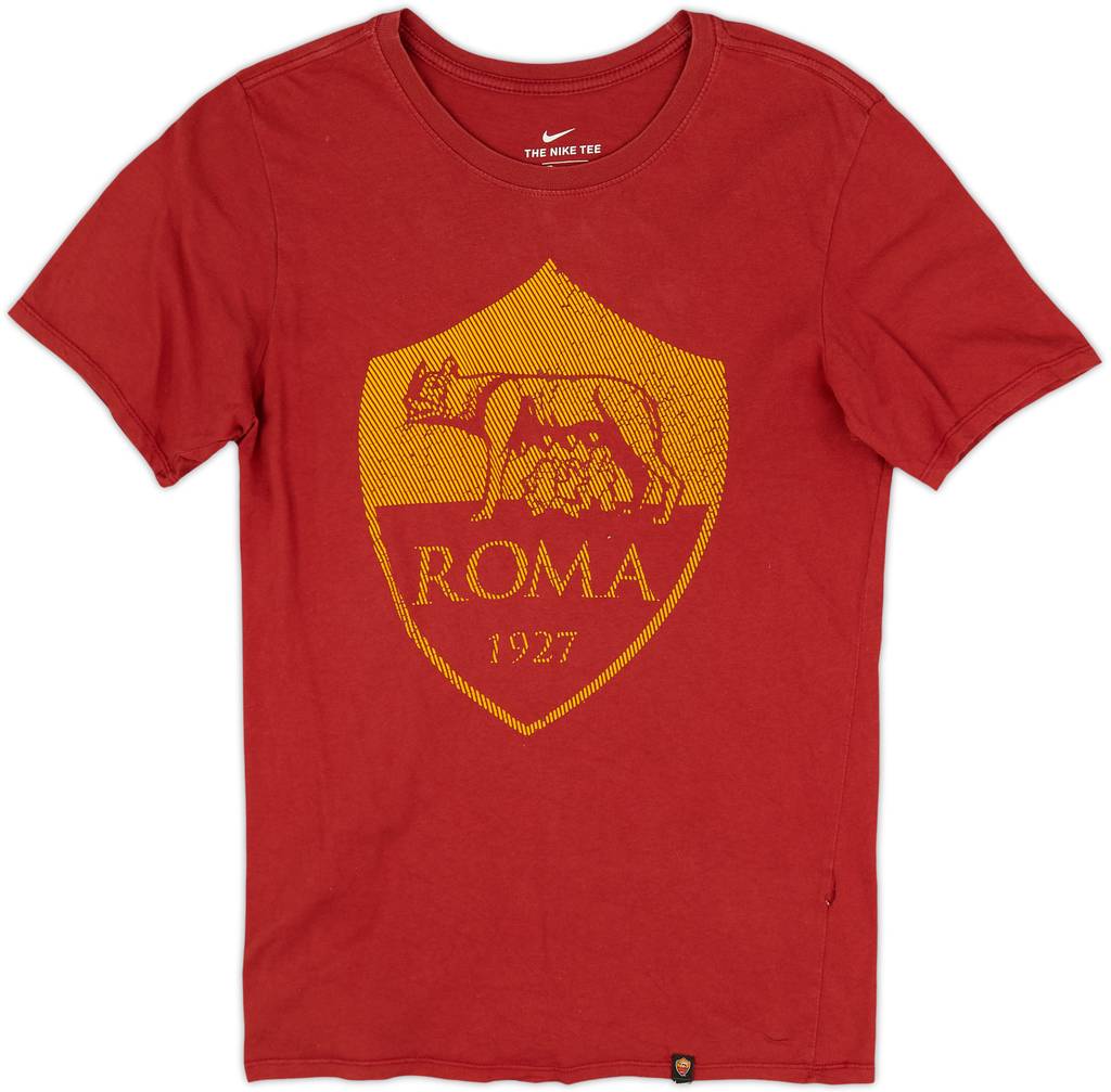 2017-18 Roma Nike Cotton Tee - 5/10 - (S)