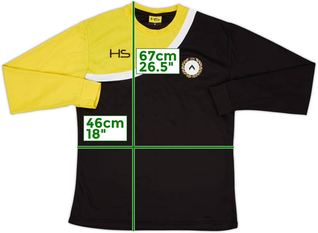 2015-16 Udinese HS Football Training L/S Shirt - 9/10 - (M)