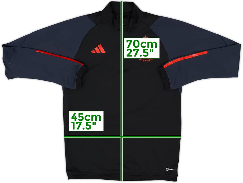 2022-23 Belgium adidas 1/4 Zip Drill Top - 10/10 - (S)