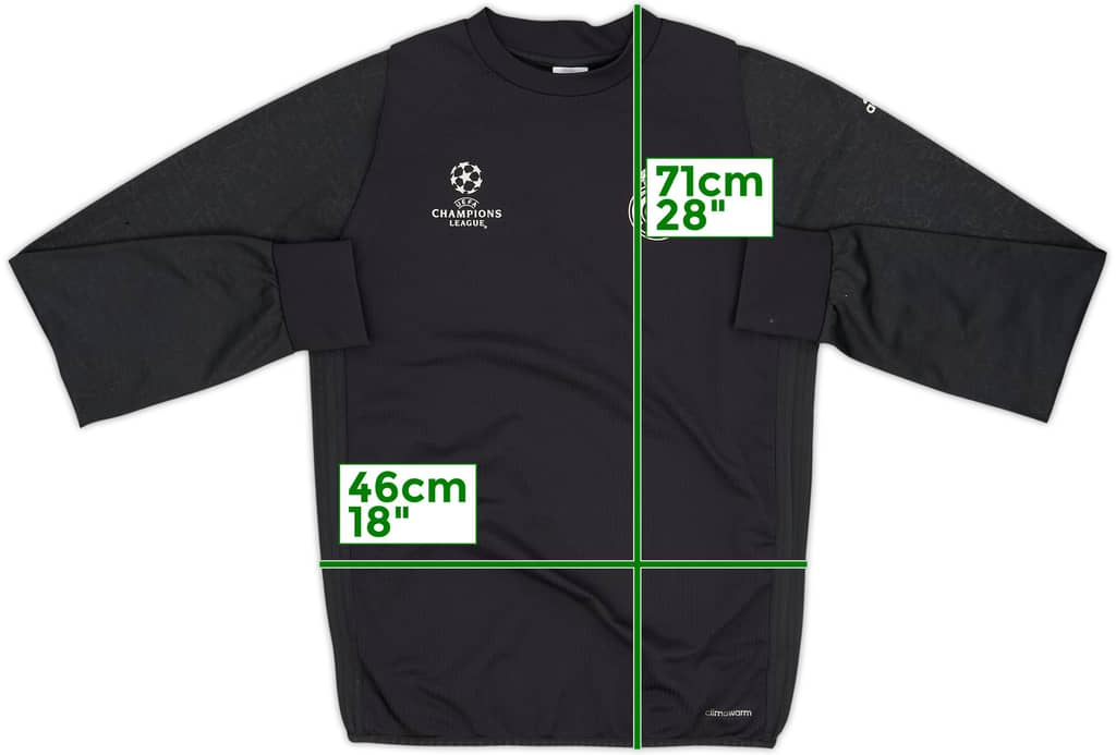 2016-17 Real Madrid adidas CL Sweat Top - 5/10 - (S)
