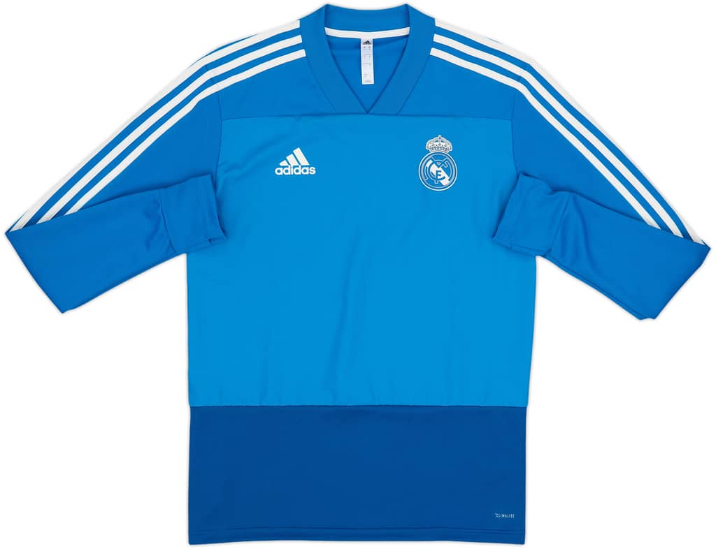 2018-19 Real Madrid adidas Sweat Top - 10/10 - (S)