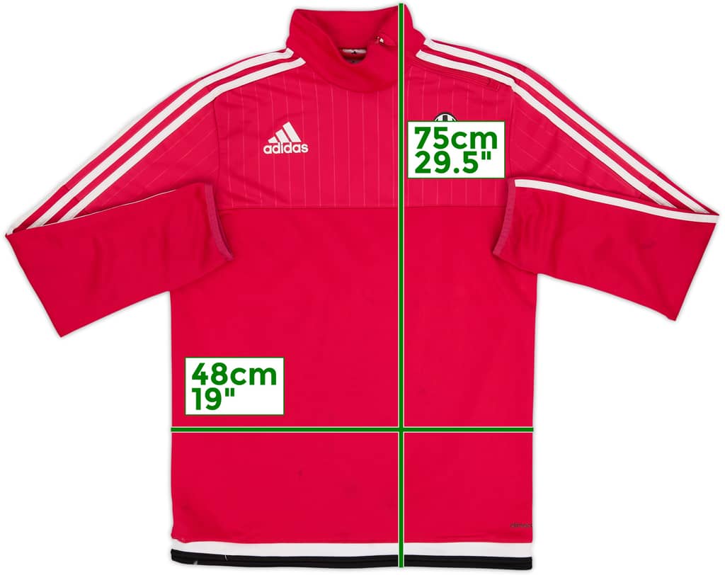 2015-16 Juventus adidas 1/4 Zip Drill Top - 7/10 - (S)