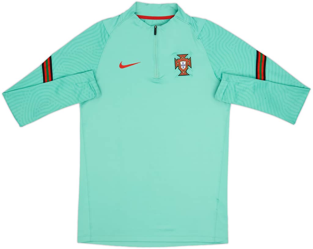 2020-21 Portugal Nike 1/4 Zip Drill Top - 7/10 - (S)