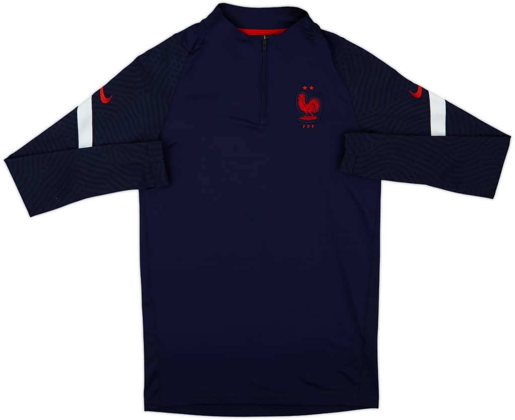 Top de entrenamiento Nike 1/4 Zip de Francia 2020-21 - 8/10 - (S)