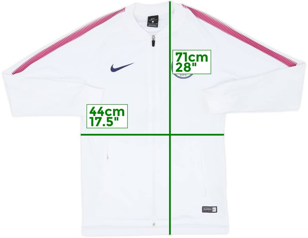 2018-19 Manchester City Nike Track Jacket - 8/10 - (S)