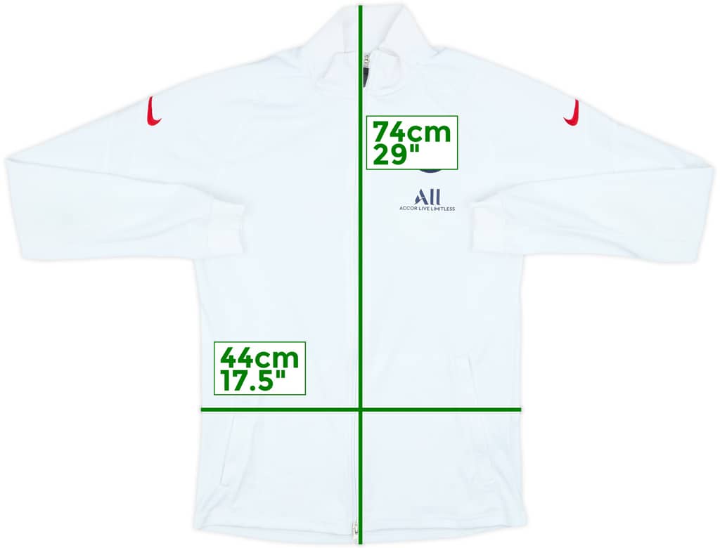 2020-21 Paris Saint-Germain Nike Chamarra de chándal - 7/10 - (S)