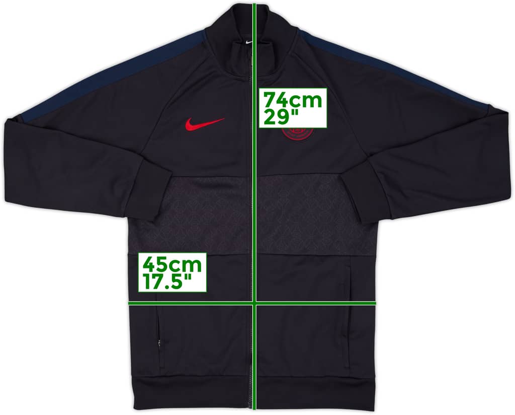 2019-20 Paris Saint-Germain Nike Track Jacket - 8/10 - (S)