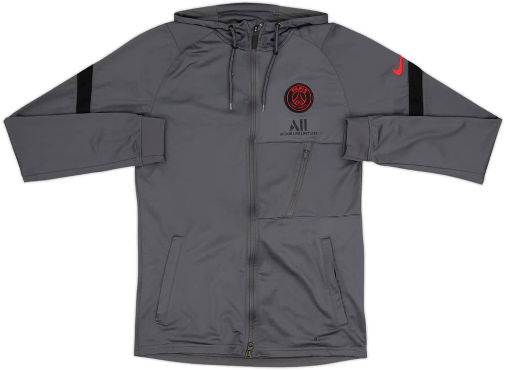 2021-22 Paris Saint-Germain Nike Hooded Track Jacket - 6/10 - (S)