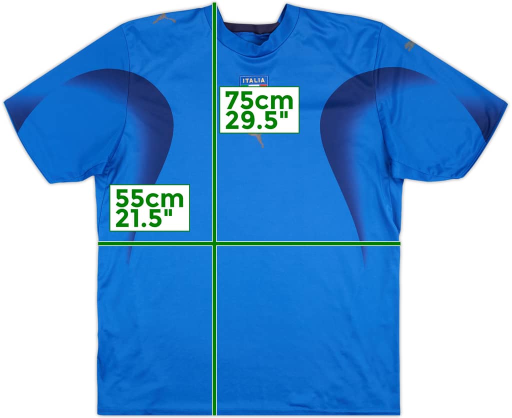 2006 Italy Basic Home Shirt - 4/10 - (XL)