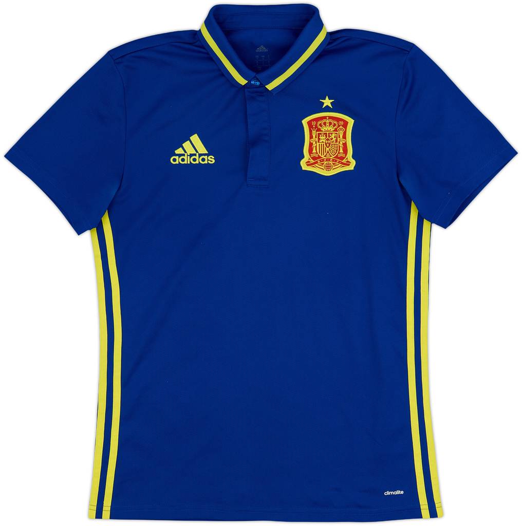 2015-16 Spain adidas Polo Shirt - 10/10 - (S)