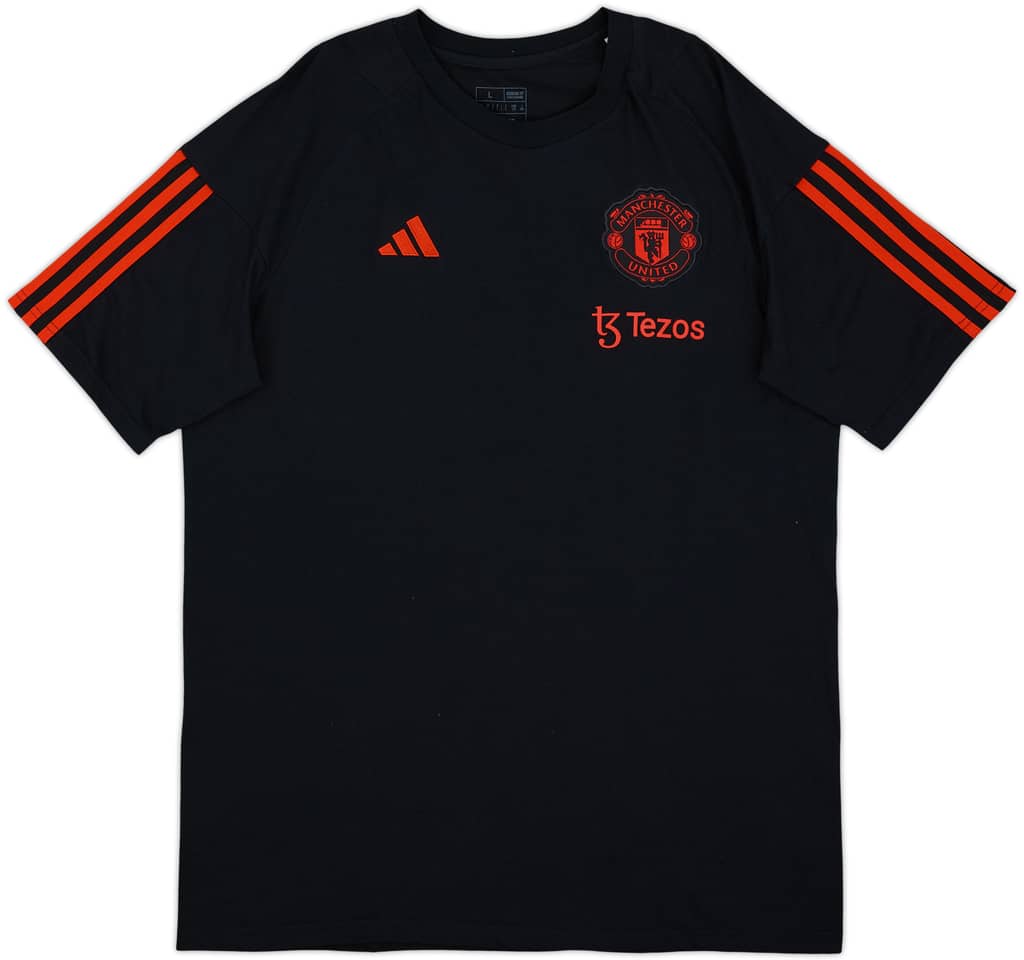 2023-24 Manchester United adidas Cotton Tee - 8/10 - (L)