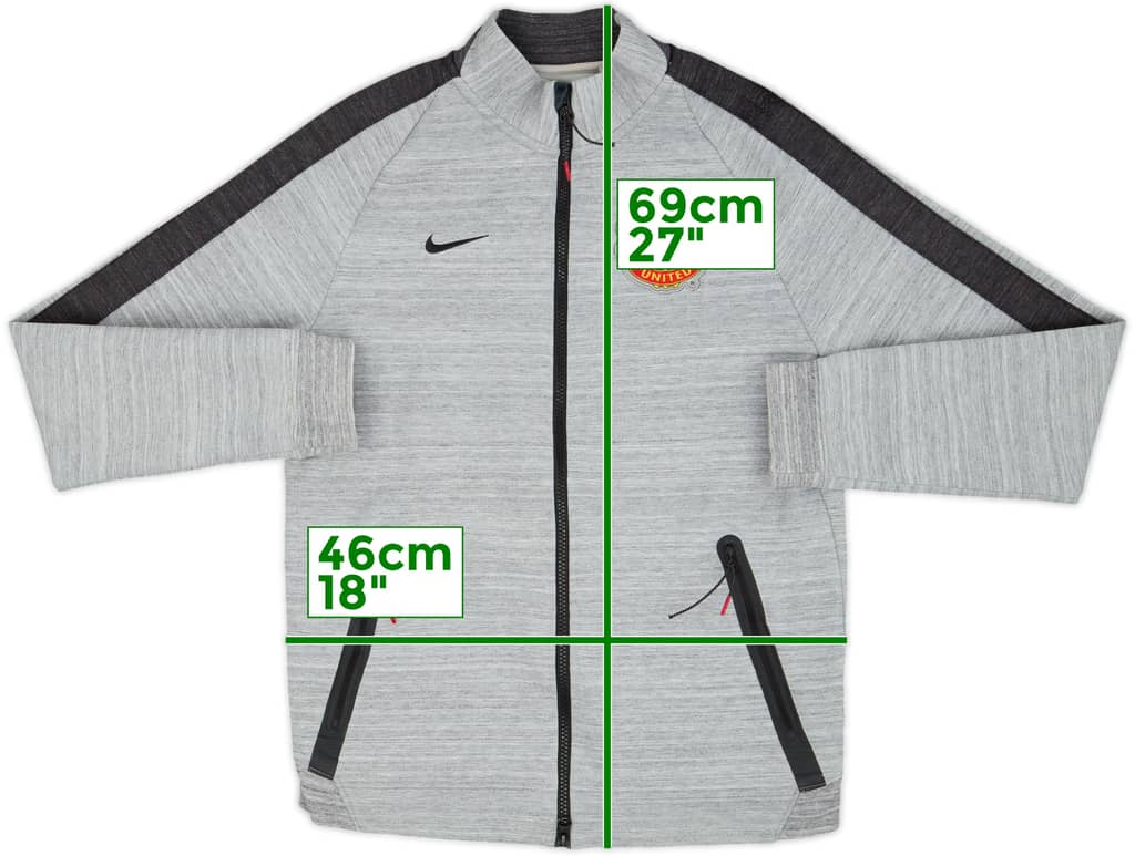 2014-15 Manchester United Nike Tech Fleece - 8/10 - (S)