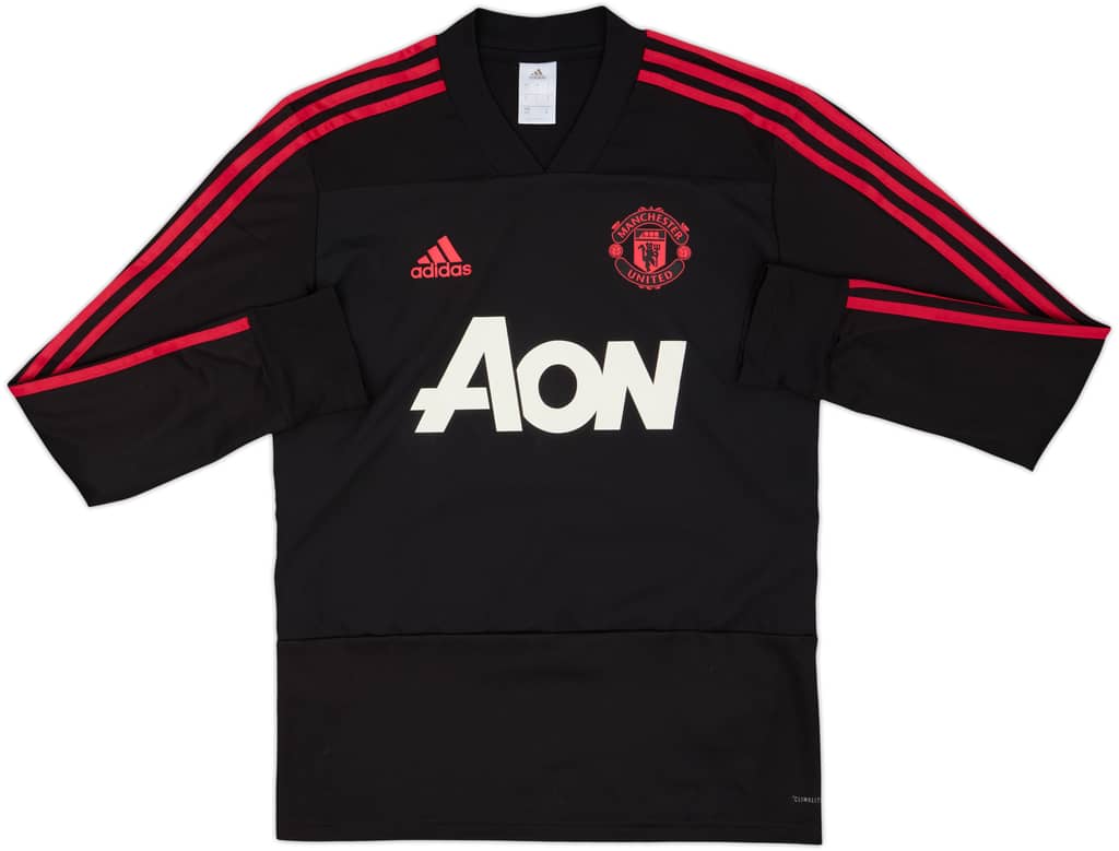 2018-19 Manchester United adidas Sweat Top - 8/10 - (S)