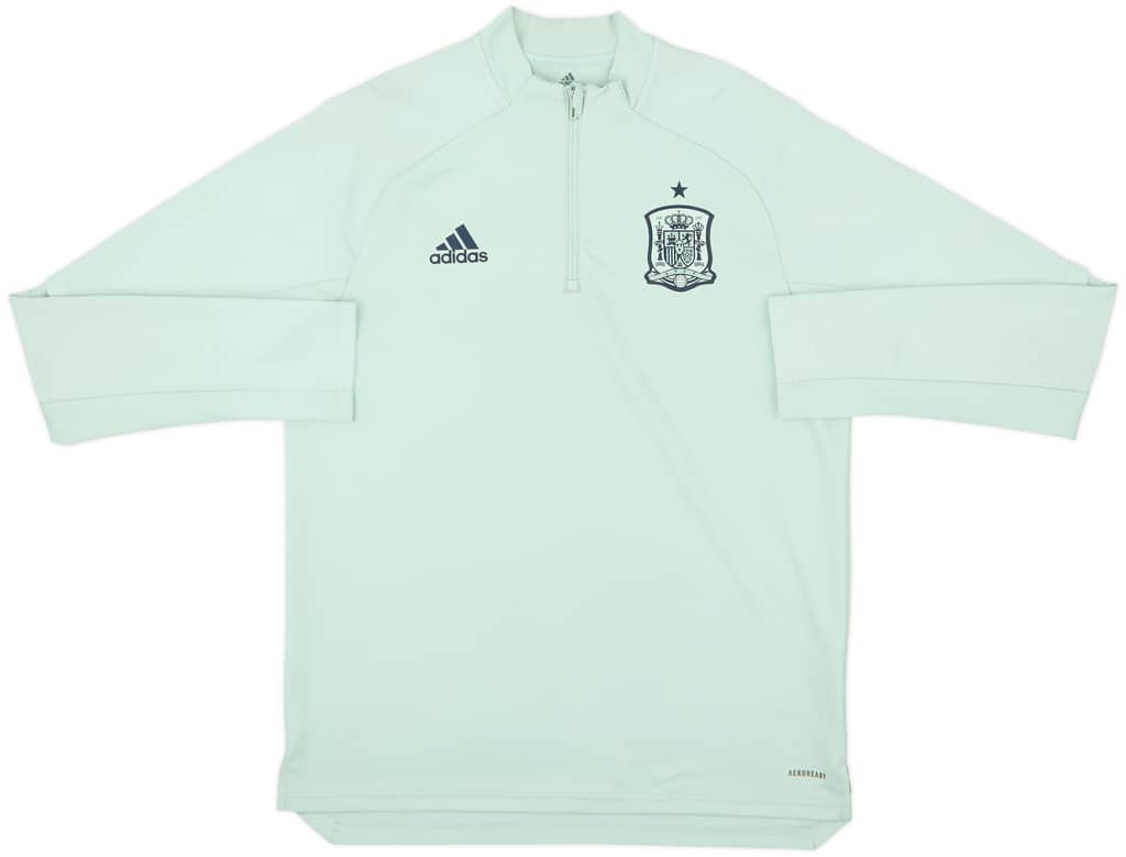 2020-21 Spain adidas 1/4 Zip Drill Top - 9/10 - (L)