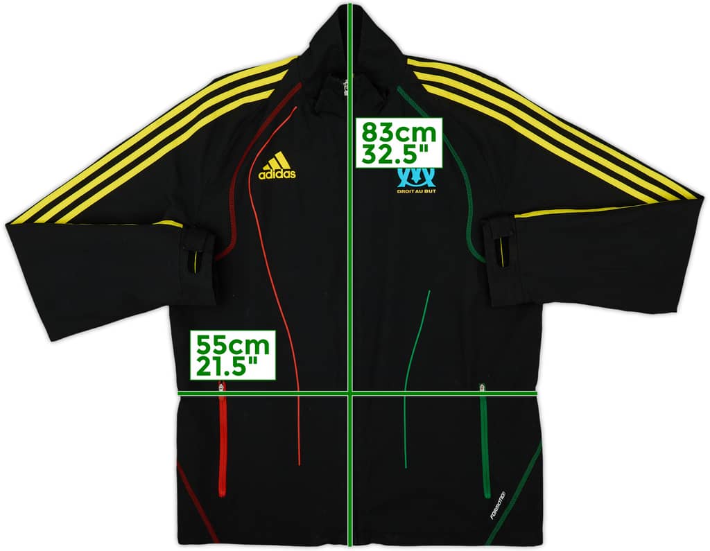 2010-11 Olympique Marseille adidas Formotion Track Jacket - 6/10 - (L)