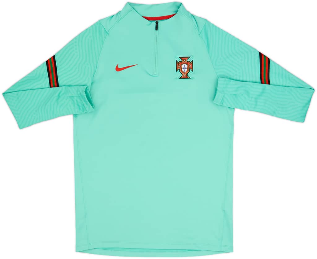 Top de entrenamiento con cremallera de 1/4 Nike de Portugal 2020-21 - 7/10 - (M)
