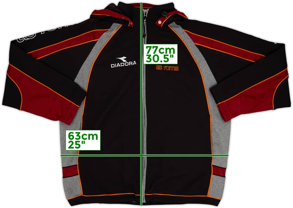 1998-99 Roma Diadora Track Jacket - 8/10 - (XL)