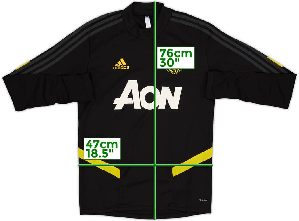 2019-20 Manchester United adidas Sweat Top - 9/10 - (S)