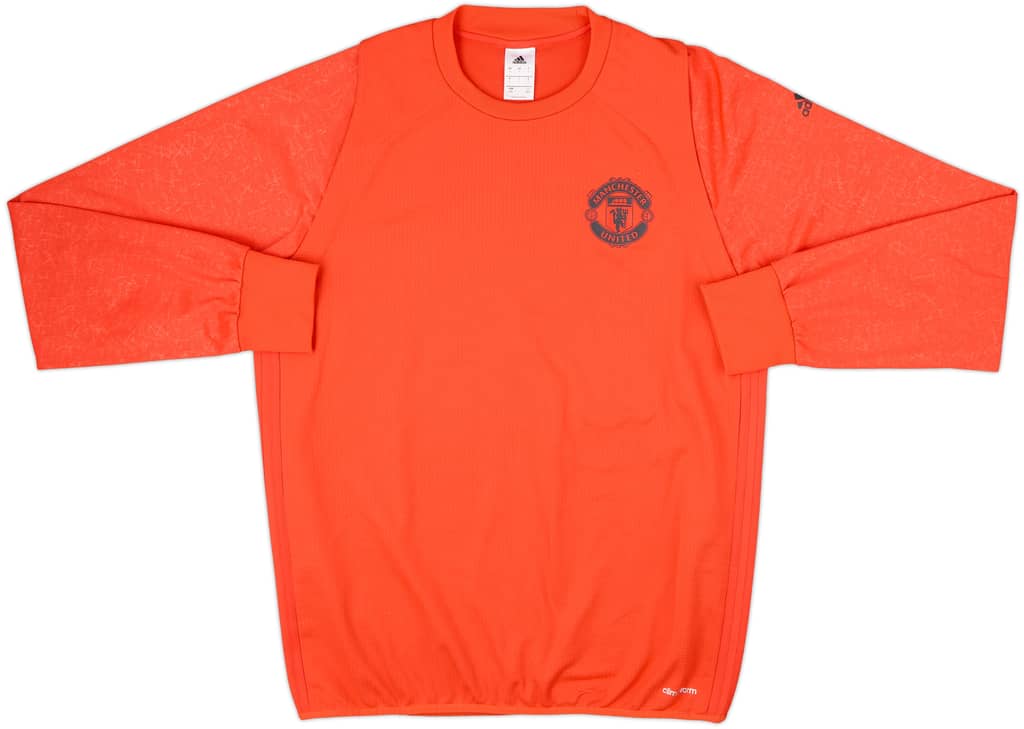 2016-17 Manchester United adidas Drill Top - 9/10 - (L)
