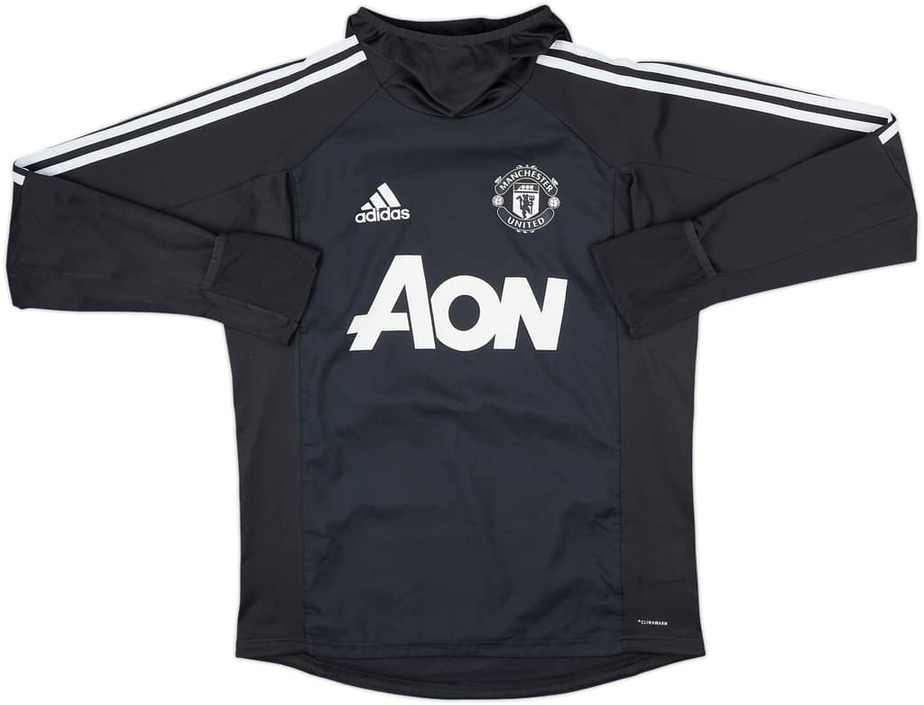 2017-18 Manchester United adidas Drill Top - 7/10 - (S)