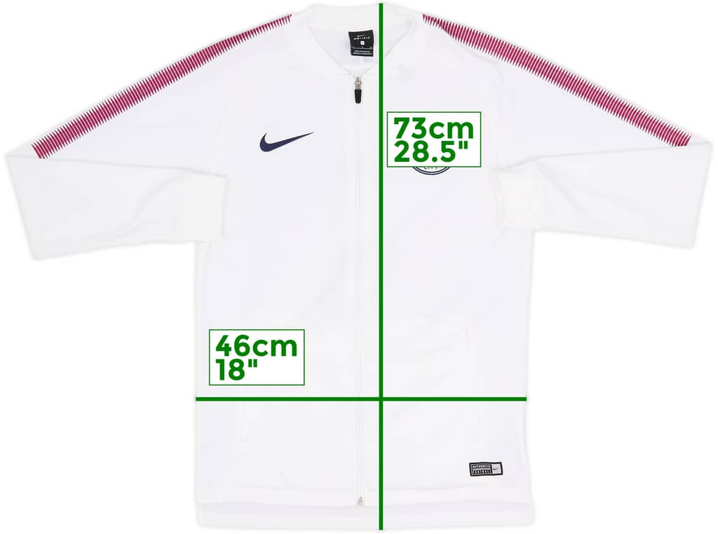 2018-19 Manchester City Nike Track Jacket - 8/10 - (S)