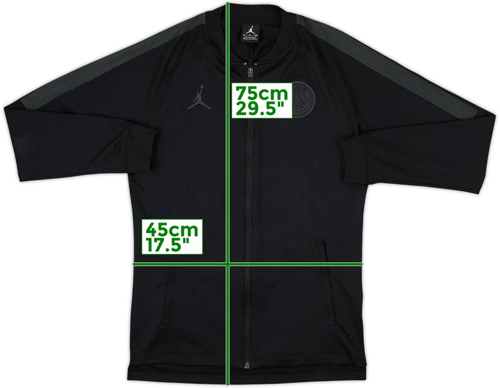 2018-19 Paris Saint-Germain Nike Jordan Track Jacket - 8/10 - (S)