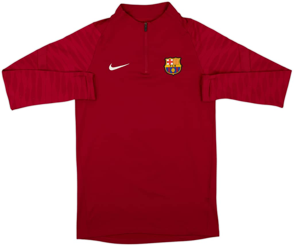 2021-22 Barcelona Nike 1/4 Zip Drill Top - 8/10 - (S)